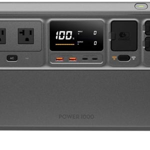 DJI Power 1000 Portable Power Station, 1024Wh LiFePO4 Battery, 2200W (Peak 2400W) Solar Generator, Dual 140W USB-C Ports, Fully Charged in 70 Mins WITH 2 YR CPS Enhanced Protection Pack