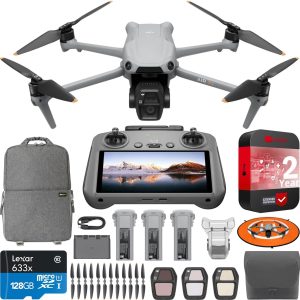 DJI Air 3S Fly More Combo (RC 2 Screen Remote Control) Drone with 1" CMOS Wide-Angle & Medium Tele Camera